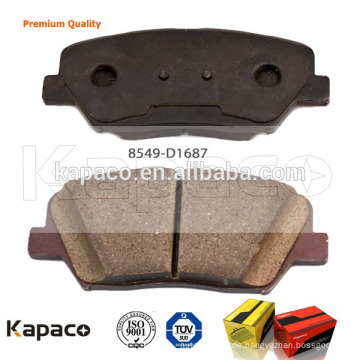 Kapaco Premium Bremsbelag / Best Bremsbelag 8549-D1687 für Hyundai Santa Fe 2013